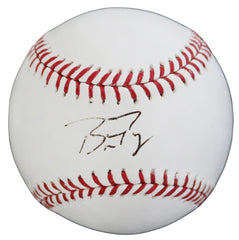 Buster Posey San Francisco Giants Signed Autographed Rawlings Official Major League Baseball JSA COA with UV Display Holder