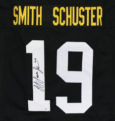 JuJu Smith-Schuster Pittsburgh Steelers Signed Autographed Black #19 Custom Jersey PAAS COA - DEFECTS