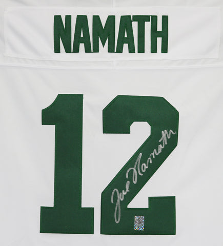 Joe Namath New York Jets Signed Autographed White #12 Jersey Player Hologram