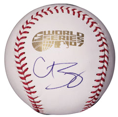 J.D. Martinez Boston Red Sox Autographed Rawlings 2018 World Series Champions Logo Baseball