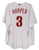 Bryce Harper Philadelphia Phillies Signed Autographed White Pinstripe #3 Jersey MLB and Fanatics Authentication