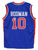 Dennis Rodman Detroit Pistons Signed Autographed Blue #10 Custom The Worm Jersey JSA Witnessed COA
