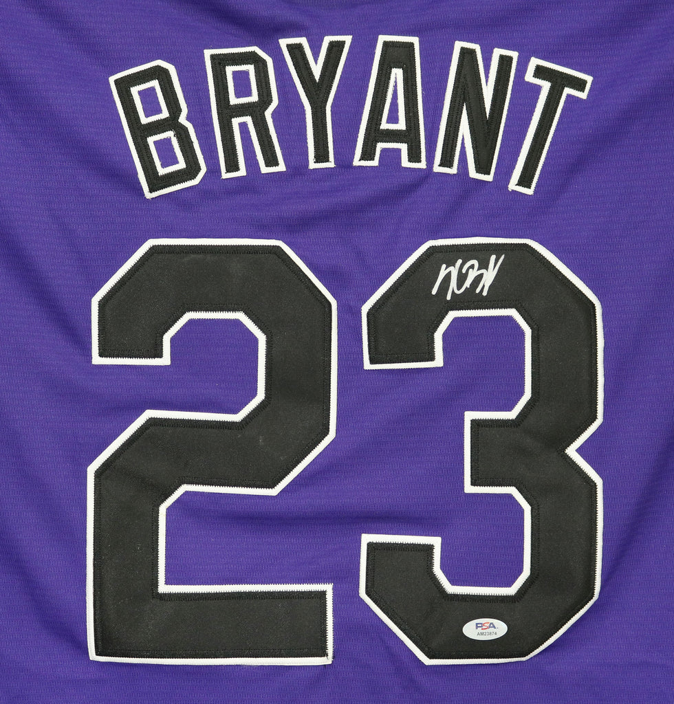 Kris Bryant Colorado Rockies Signed Autographed Purple Jersey PSA