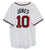 Chipper Jones Atlanta Braves Signed Autographed White #10 Custom Jersey PSA COA