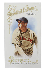 Bob Feller Cleveland Indians 2014 Topps Allen Ginters National Convention #NCCS-BF Mini Baseball Card