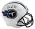 Chris Johnson Tennessee Titans Signed Autographed Full Size Replica Helmet Beckett Witnessed Sticker Hologram Only