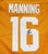 Peyton Manning Tennessee Volunteers Signed Autographed Orange #16 Jersey PAAS COA