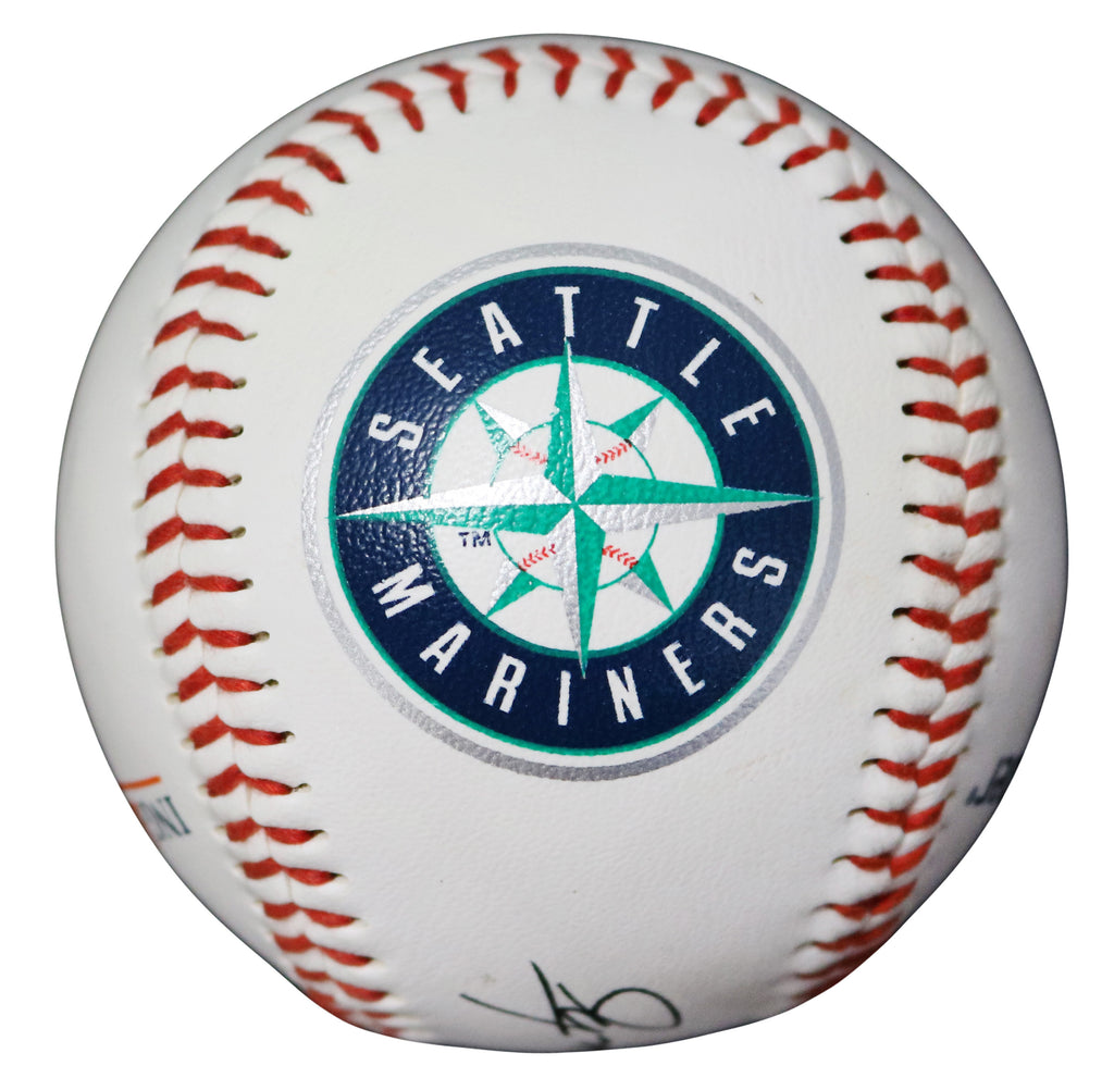 Edgar Martinez Seattle Mariners Facsimile Autograph Logo Baseball – Sports- Autographs.com