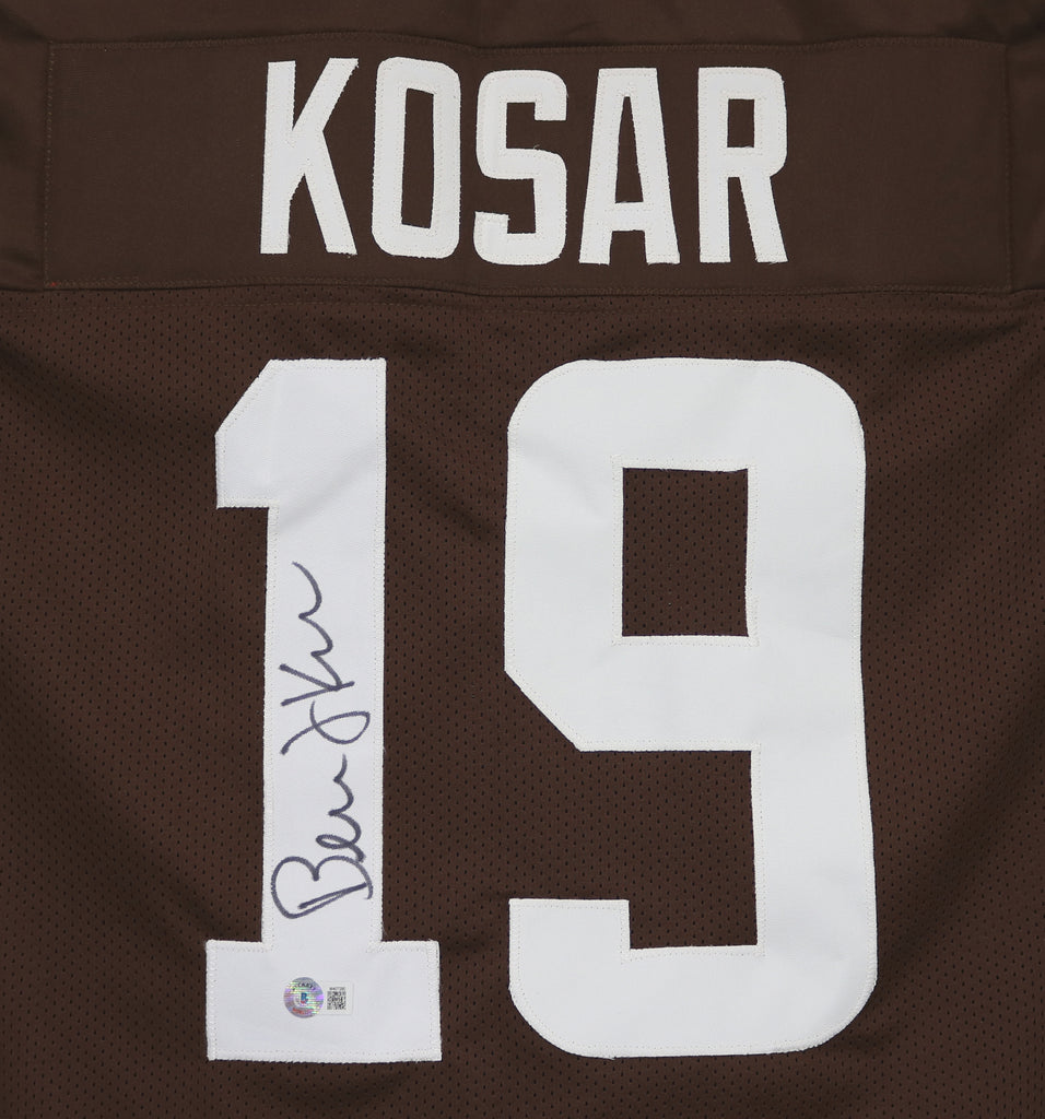 Bernie Kosar Cleveland Browns Signed Autographed Brown Custom Jersey –