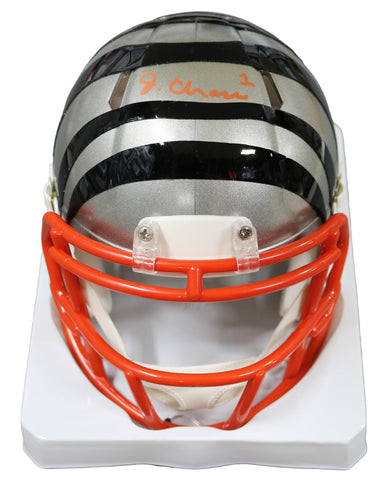 Ja'Marr Chase Cincinnati Bengals Signed Autographed Flash Speed Mini Helmet Beckett Witness Certification