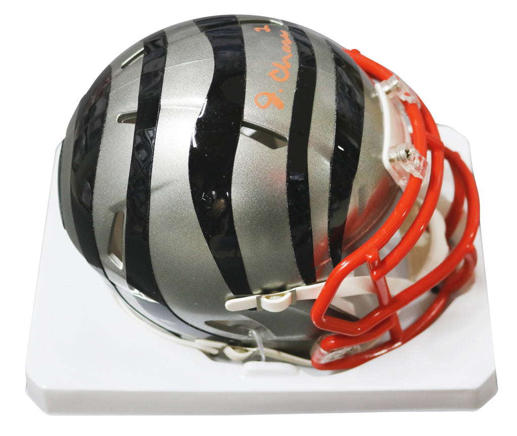 Ja'Marr Chase Cincinnati Bengals Signed Autographed Flash Mini Helmet –
