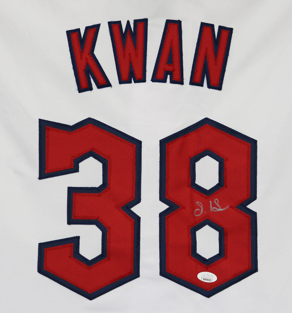Steven Kwan Cleveland Guardians Signed Autographed White Custom Jersey –