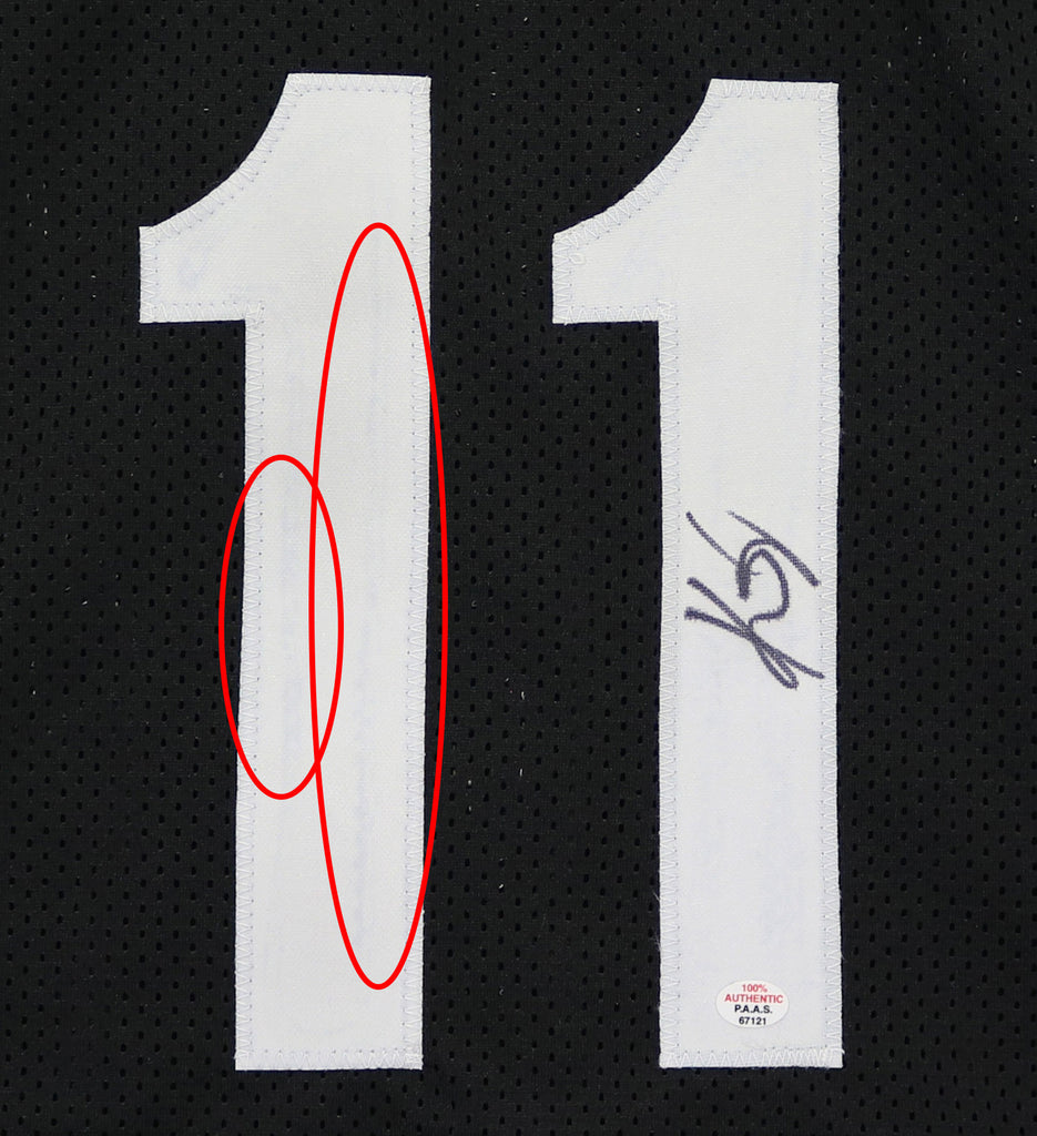 Kyrie Irving Brooklyn Nets Signed Autographed Black #11 Custom Jersey –