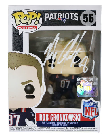 Rob Gronkowski New England Patriots Signed Autographed NFL FUNKO POP #56 Vinyl Figure JSA COA