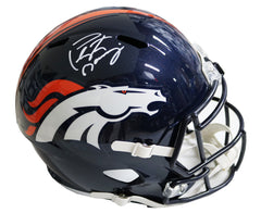 Peyton Manning Denver Broncos Signed Autographed Full Size Replica Speed Helmet Fanatics Certification