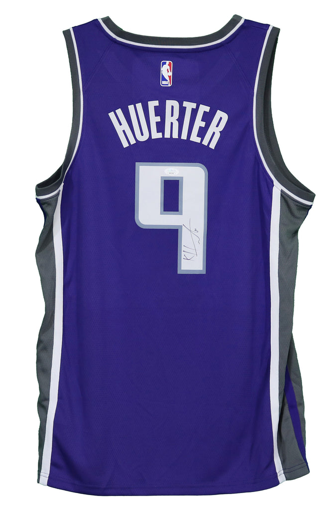 Kevin Huerter Sacramento Kings Signed Autographed Purple #9 Jersey