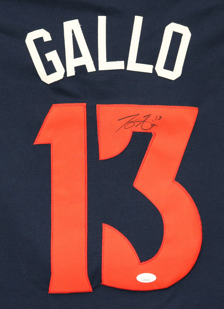 Joey Gallo Minnesota Twins Signed Autographed Blue #13 Jersey JSA