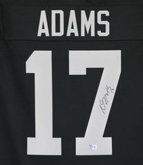 Davante Adams Las Vegas Raiders Signed Autographed Black #17 Custom Jersey Beckett Certification