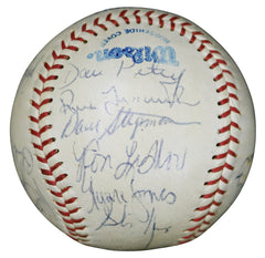 Detroit Tigers 1979 Team Signed Autographed Baseball with Display Holder - 17 Autographs