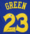 Draymond Green Golden State Warriors Signed Autographed Blue #23 Jersey Global Sticker COA