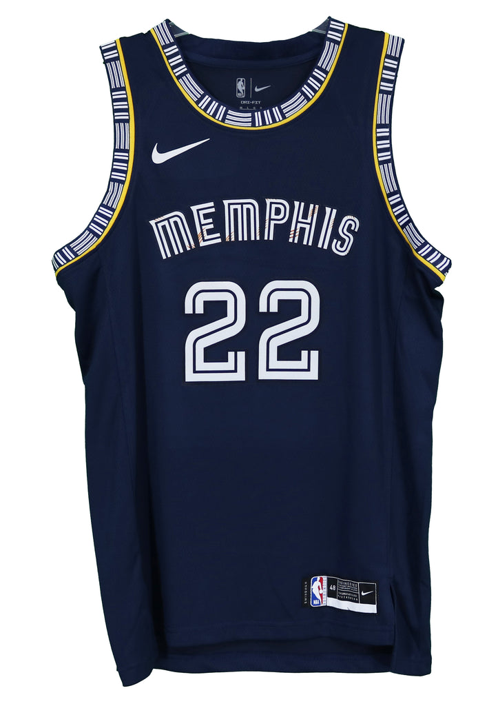 Desmond Bane Memphis Signed Custom Blue Basketball Jersey JSA ITP