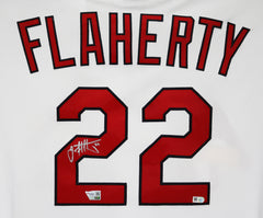 Jack Flaherty St. Louis Cardinals Signed Autographed White #22 Jersey MLB and Fanatics Authentication