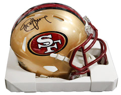 Steve Young San Francisco 49ers Signed Autographed Football Mini Helmet Radtke COA