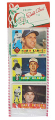 1960 Topps Baseball Unopened Christmas Rack Pack - Gary Peters