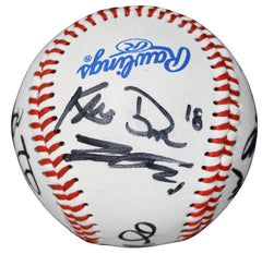 Milwaukee Brewers 2014 Signed Autographed Rawlings Official League Baseball with Display Holder - 10 Autographs