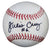 Mitch Moreland and Julio Cruz Signed Autographed Rawlings Official Major League Baseball with Display Holder