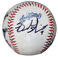 New York Mets 2016 Signed Autographed Rawlings Official Major League Baseball with Display Holder - 7 Autographs