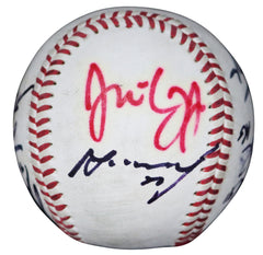 Seattle Mariners and Houston Astros 2015 Signed Autographed Rawlings Official Major League Baseball with Display Holder - 12 Autographs - Jose Altuve