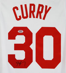 Seth Curry Brooklyn Nets Signed Autographed White #30 Jersey PSA COA