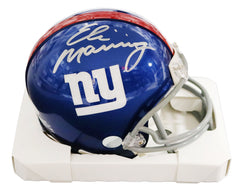 Eli Manning New York Giant Signed Autographed Football Mini Helmet JSA COA