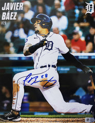 Javier Baez Detroit Tigers Signed Autographed 8" x 10" Photo MLB Authentication