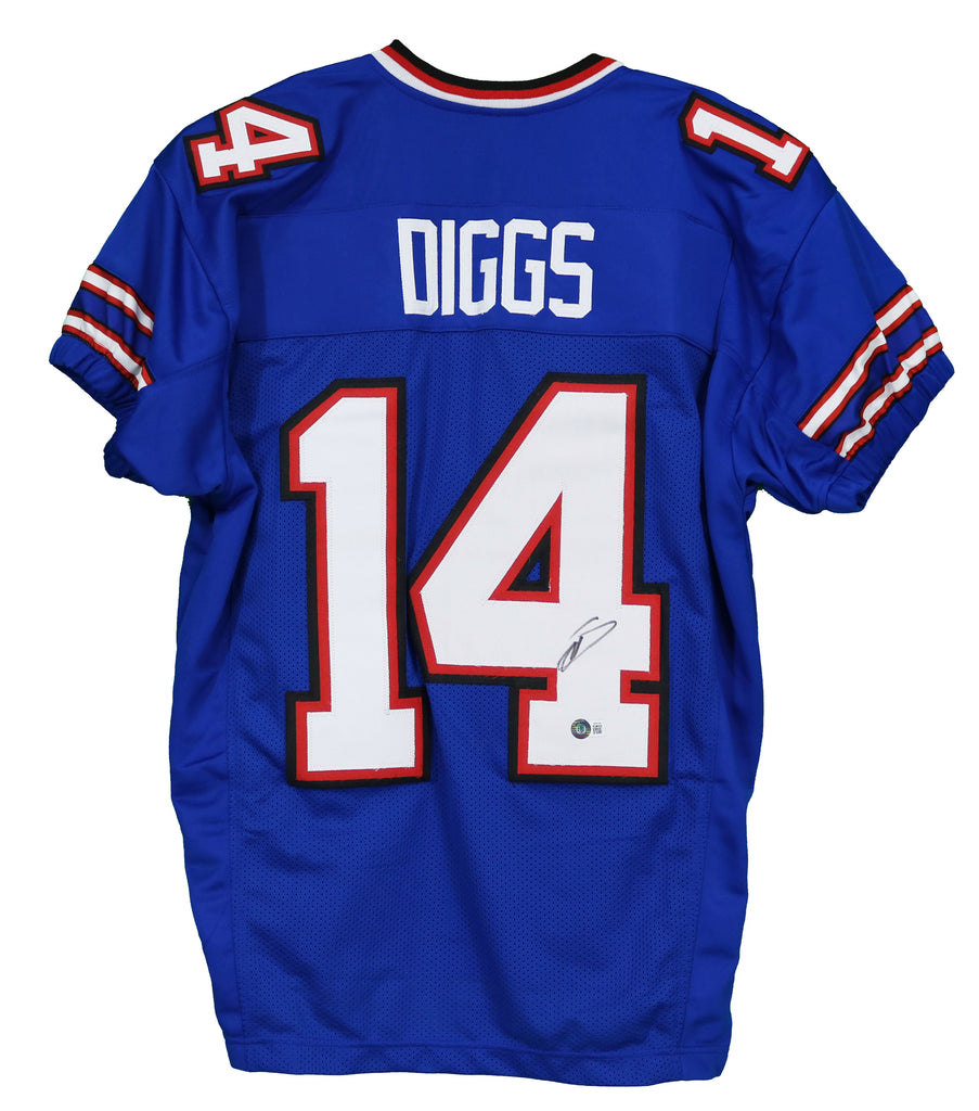 Autographed/Signed Stefon Diggs Buffalo Red Football Jersey Beckett BAS COA  - Hall of Fame Sports Memorabilia