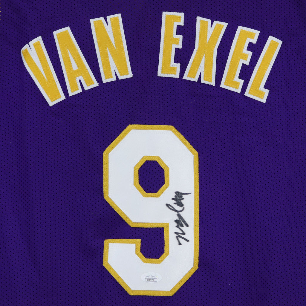 Mitchell and Ness LA Lakers Men's Mitchell & Ness 1996 Nick Van Exel #9  Replica Swingman Purple