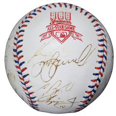 1997 National League All Stars Signed Autographed Rawlings Official All-Star Game Baseball PSA Letter COA - Bonds Gwynn Maddux
