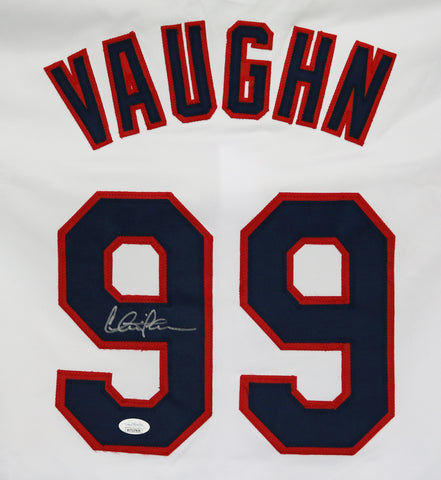Charlie Sheen Cleveland Indians Signed Autographed White Ricky Vaughn Major League Movie #99 Custom Jersey JSA Witnessed COA