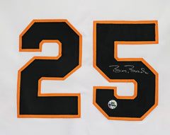 Barry Bonds San Francisco Giants Signed Autographed White #25 Custom Jersey Player Hologram