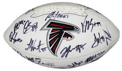 Atlanta Falcons 2016 NFC Champions Team Signed Autographed Logo Football Authenticated Ink COA Ryan Jones