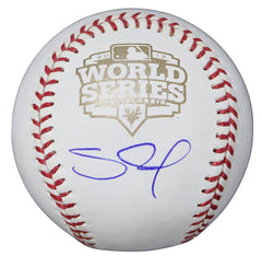 Pablo Sandoval San Francisco Giants Signed Autographed 2012 World Series Official Baseball  MLB Authentication with Display Holder