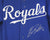 Billy Butler Kansas City Royals Signed Autographed Blue Jersey JSA COA