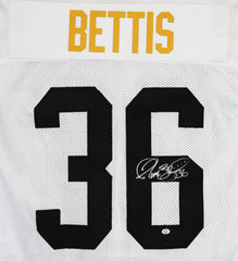 Jerome Bettis Pittsburgh Steelers Signed Autographed White #36 Custom Jersey PAAS COA