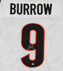 Joe Burrow Cincinnati Bengals Signed Autographed White #9 Custom Jersey PAAS COA