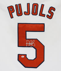 Albert Pujols St. Louis Cardinals Signed Autographed White #5 Jersey PAAS COA