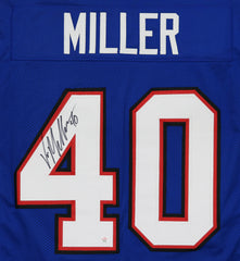 Von Miller Buffalo Bills Signed Autographed Blue #40 Custom Jersey PAAS COA