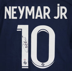 Neymar Jr. Signed Autographed Paris Saint-Germain #10 Blue Jersey PAAS COA