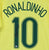 Ronaldinho Signed Autographed Brazil #10 Yellow Jersey PAAS COA