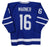 Mitch Marner Toronto Maple Leafs Signed Autographed Blue #16 Custom Jersey PAAS COA